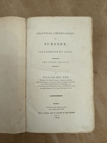 1814 practical observations - 1814, in