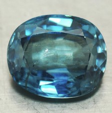 ZIRCONE NATURALE BLU CT. 3,42 CERTIFICATO IGI