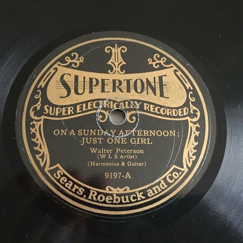 Rpm walter peterson - 78,