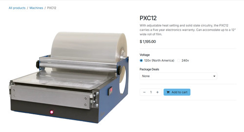 Xopax overwrap machine pxc12 - overwrap,