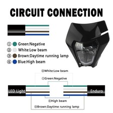 Motorcycle LED Headlight For