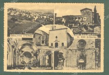 GAGLIANO ATERNO, Aquila. Cartolina d'epoca, circa 1935