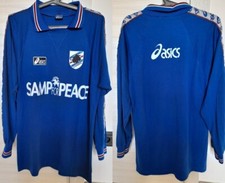MAGLIA CALCIO U.C. SAMPDORIA ALLENAMENTO MATCH WORN N°3 RICCARDO FERRI 1995/1996