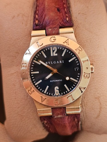 Bulgari cassa automatica oro