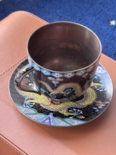 Tazza e piattino drago