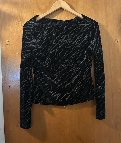 Leslie fay crop - crop, nero