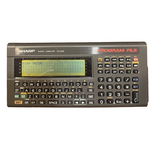 Sharp e200 pocket computer - pc-e200,