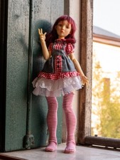 Set completo stile cottage 1/4 BJD fatto a mano OOAK per bambole LillyCat CeriseDolls 40 cm.