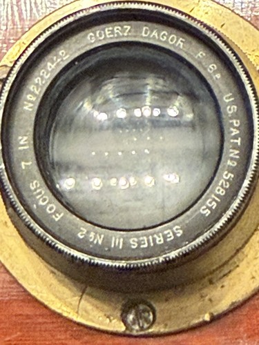 Obiettivo goerz dagor - obiettivo, f6.8