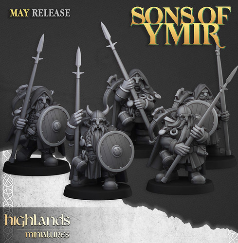 Dwarf rangers spear pezzi - rangers,