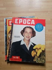 EPOCA Vintage Magazine POLITICO ATTUALITÀ Lotto 3 Mix Vintage Pezzi 4 Italia 