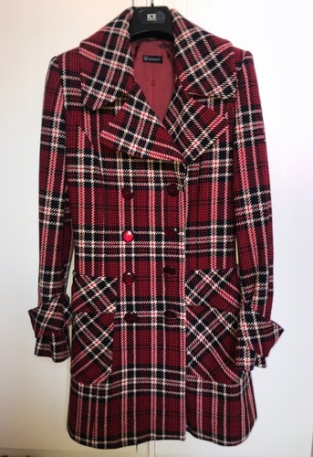 Capotto donna modello scozzese
