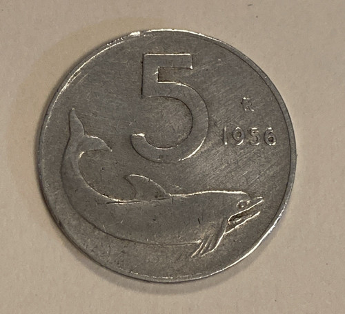 Lire 1956 autentica moneta - 1956,