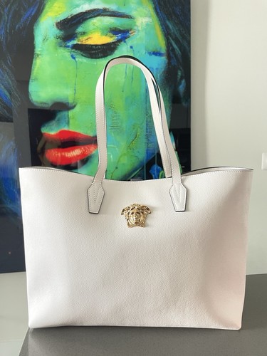 Versace tote bag oro medusa - oro,