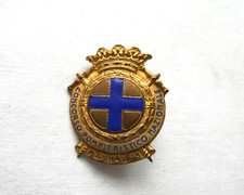 DISTINTIVO CONGRESSO POMPIERISTICO NAZ. 1923 MODENA POMPIERI VIGILI DEL FUOCO