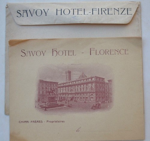 Savoy hotel firenze busta - firenze.,