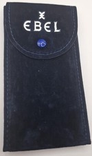 SACCHETTO PER OROLOGI EBEL VELLUTO BLU CON PATTINA INTERNA 7X13.5mm CON BOTTONE
