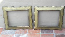 Antica Coppia Cornici In Legno Dorato