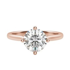 Anello con diamanti rotondi di