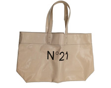 Borsa shopper in vinile rosa