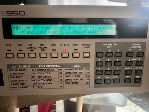 Akai s950 sampler made - s950, in