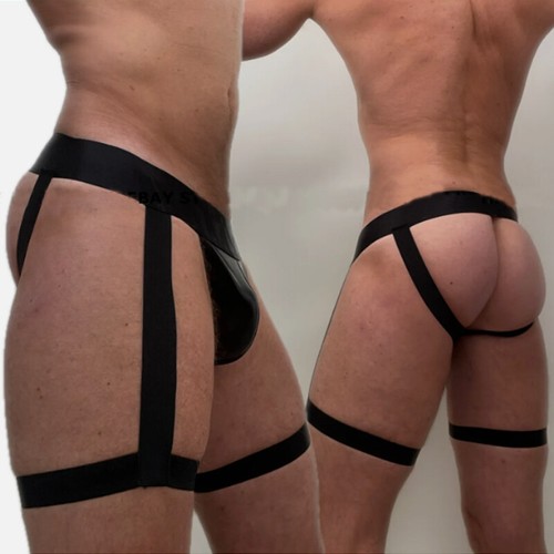 Jockmail uomo sexy ecopelle - uomo,