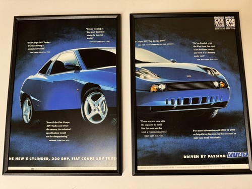Framed print fiat coupe 20v - framed,