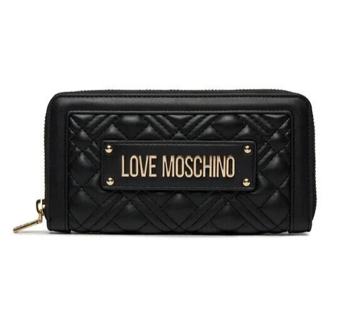 Portafoglio quilted nero - pu,