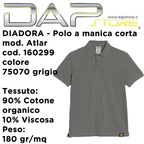 Diadora polo mezza manica - diadora,