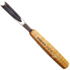 Sgorbia legno Pfeil 11/15 sezione curva 11 taglio 15 mm