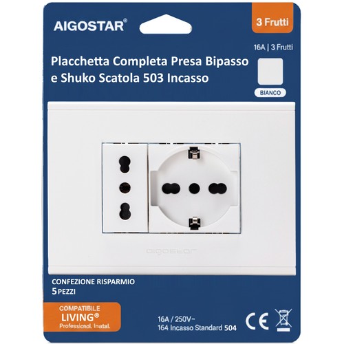 Aigostar placca completa presa - aigostar,