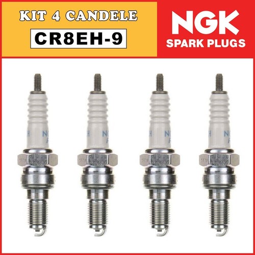 Kit candele ngk cr8eh per - 4,