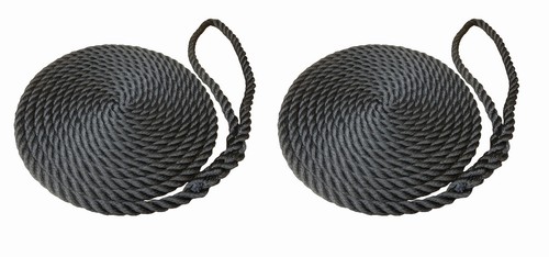 Corde ormeggio nere - corde, di