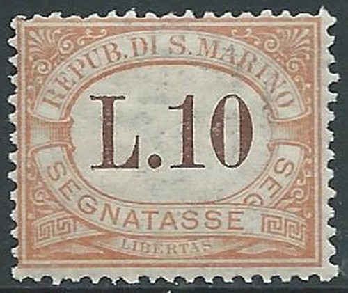 1925 san marino segnatasse - san, 10