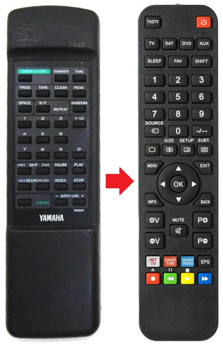 Telecomando adatto per - , yamaha