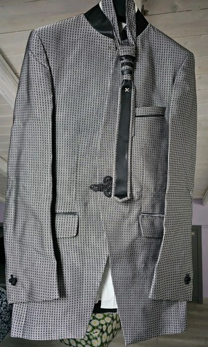 Vintage abito sposo seta - in,