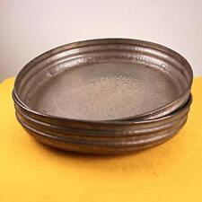 centrotavola vintage in metallo battuto a mano