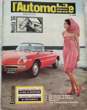L'AUTOMOBILE NOVITA' 1966 SPECIALE 1600 SPIDER ALFA ROMEO LAMBORGHINI 400 GT 2+