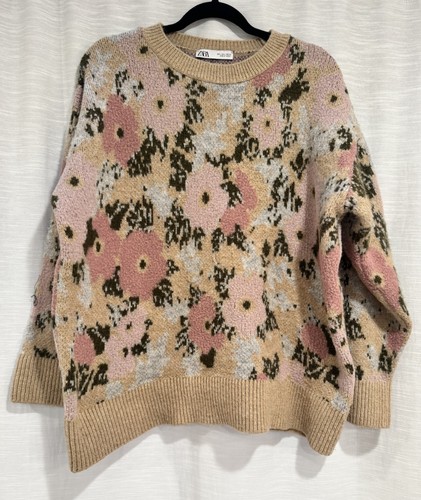 Maglione zara floreale - maglione,