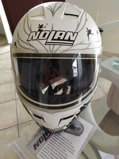 casco nolan n62 bianco farfalle