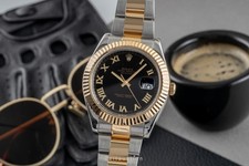 Rolex Datejust II Black Roman