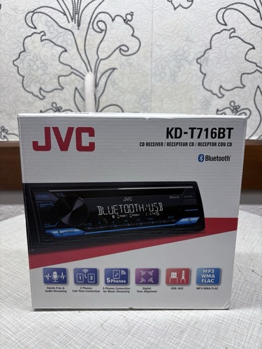 Jvc t716bt autoradio aux - jvc, kd-t716bt