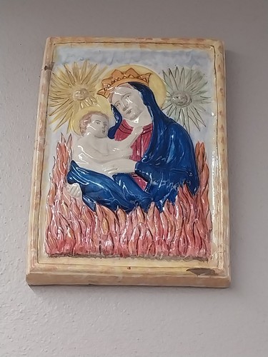 Madonna ceramica - madonna, in