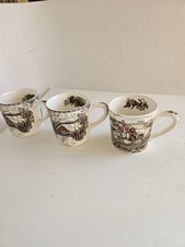 2 tazzine da caffè Johnson Bros "Friendly Village" e 1 Johnson Bros "Tally Ho"