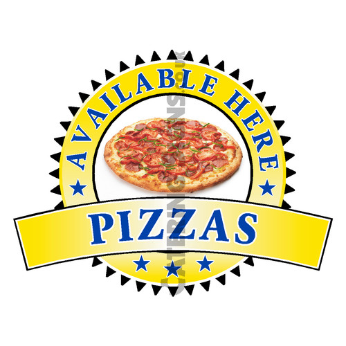 Adesivo pizza venduta qui - adesivo,