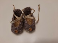 Scarpine Scarpette Neonato fatte a mano Regalo per baby shower idea bomboniera