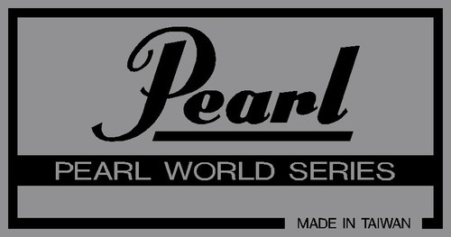 Vintage pearl tipo - pearl, 'world