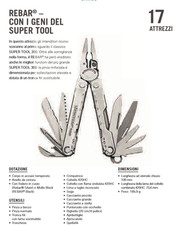 LEATHERMAN REBAR  pinza multiu