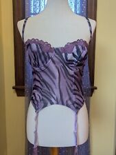 Top lingerie corsetto stampa