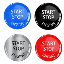 2 x Start Stop Motore Adesivi Adesivo Cover Pulsante di Accensione Interruttore